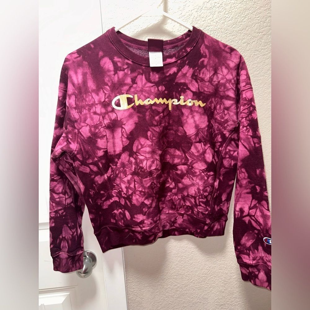 Champion TieDye Reverse Weave Sweatshirt